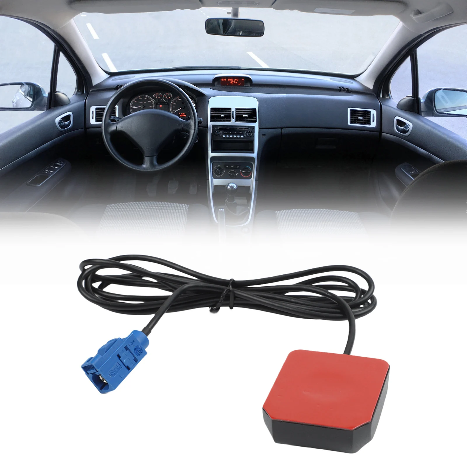

1 Pcs Car GPS Antenna Vehicle GPS Antenna For FAKRA-C Male Connector Gain GPS Antenna Automotive Accessories