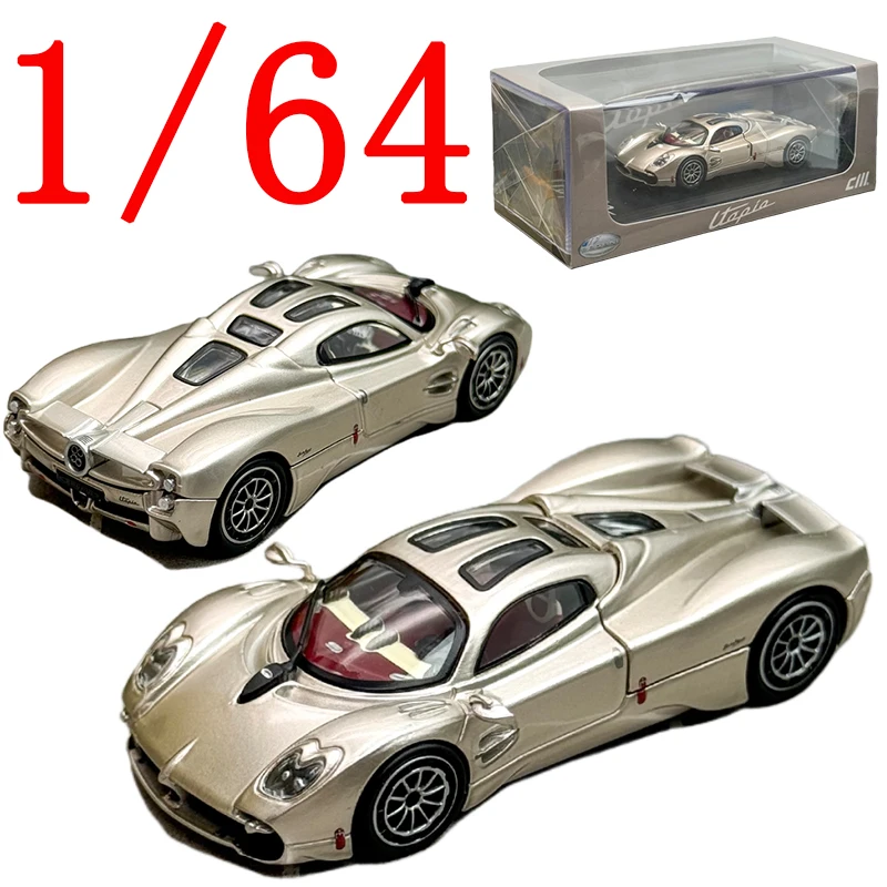

CM литая под давлением масштаб 1/64 Pagani, модель автомобиля из сплава Pagani Utopia, игровые транспортные средства, игрушки для мальчиков, подарок, оригинальная коробка