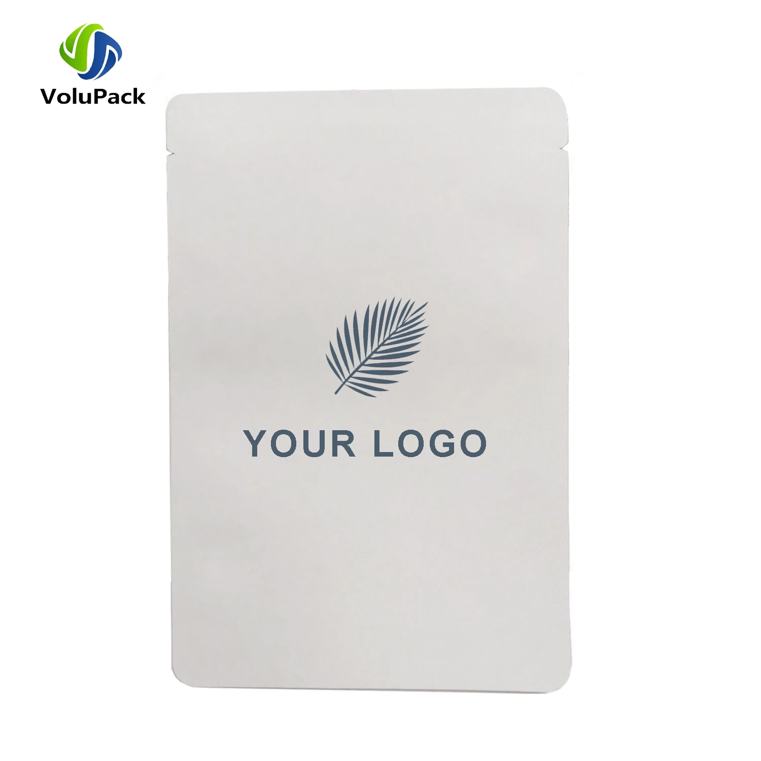

Custom Printed White Kraft Paper Bag , Open Top Heat Sealing Herbal Tea Coffee Food Packaging Pouch