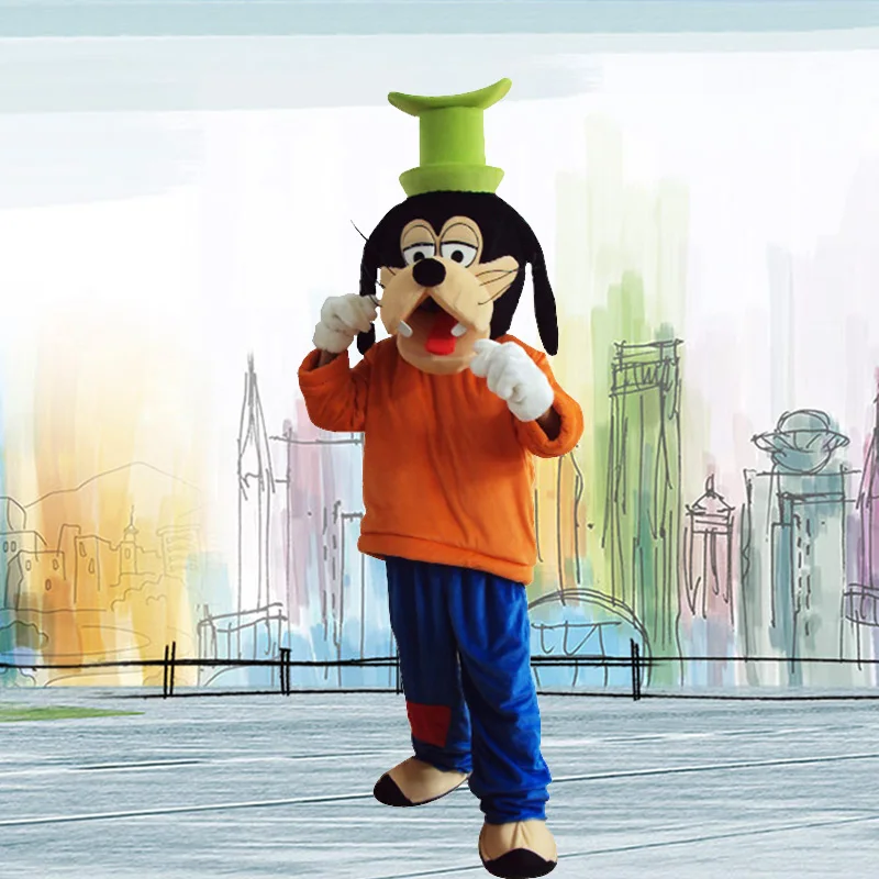 Disfraz de Mascota de Perro Goofy para Adultos, Personaje de Dibujos Animados, Mascota de Perro para Publicidad, Carnaval, Fiesta, Halloween, Cosplay