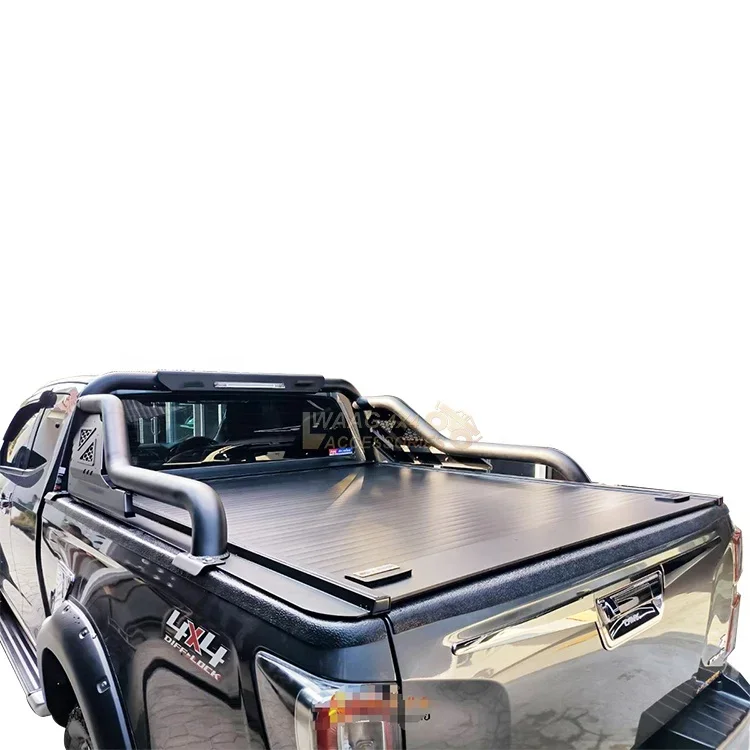 Retractable Roll Up Tonneau Cover Back  For Hilux Ranger Navara NP300