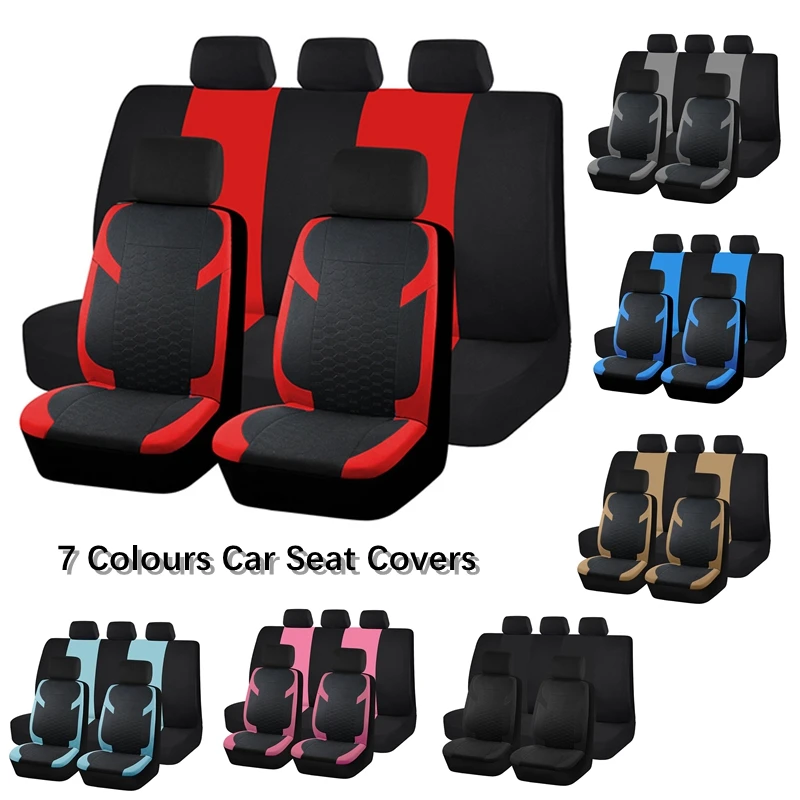 

Car Accessories Seat Cover for Car Full Set Car Protectors Car Seat Cushion Set Pink Car Seat Cover 5 Seats Accessories for Cars