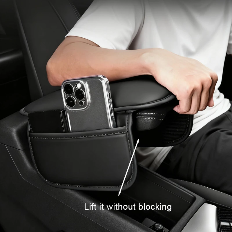 Car Armrest Box Pad Auto Armrest Mat Auto Accessory For Nissan Qashqai X J10 J11 Trail Tiida Teana Skyline Juke X-trail Almera view 5