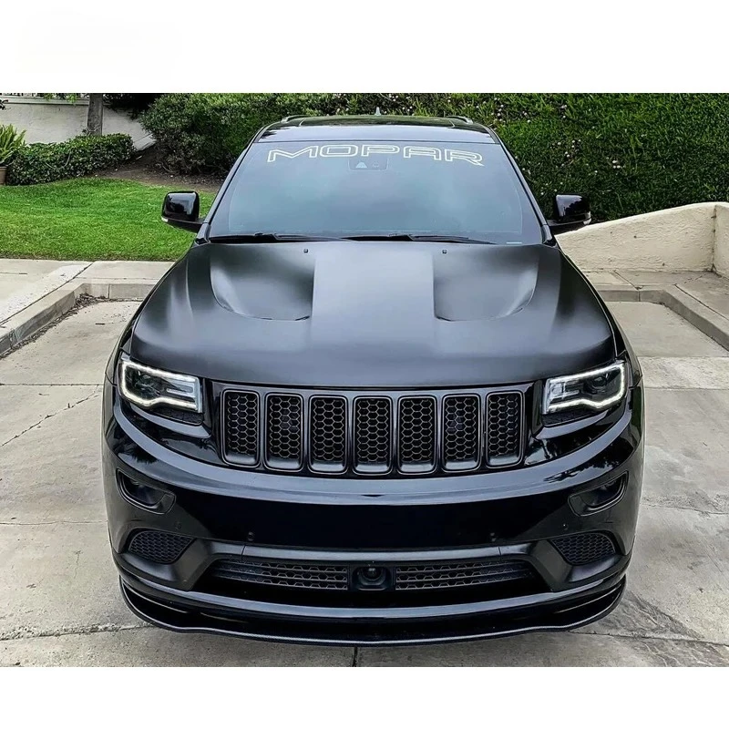 

Подходит для модификации Jeep Grand Cherokee 2011-2023 года с высококачественным капотом двигателя из углеродного волокна в стиле SRT.