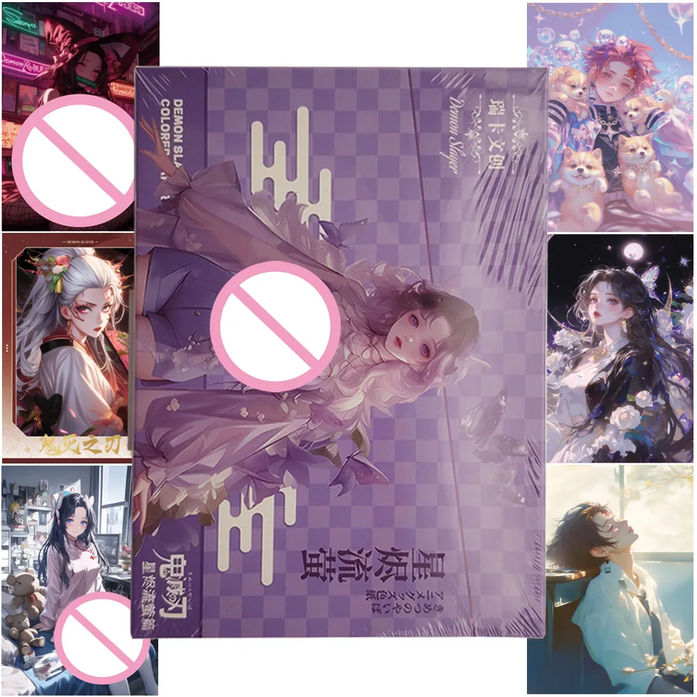 

Demon Slayer Collection Card Classic Anime Character Creative Peripheral 10x15cm Rare Color Paper Card Christmas Surprise Gift