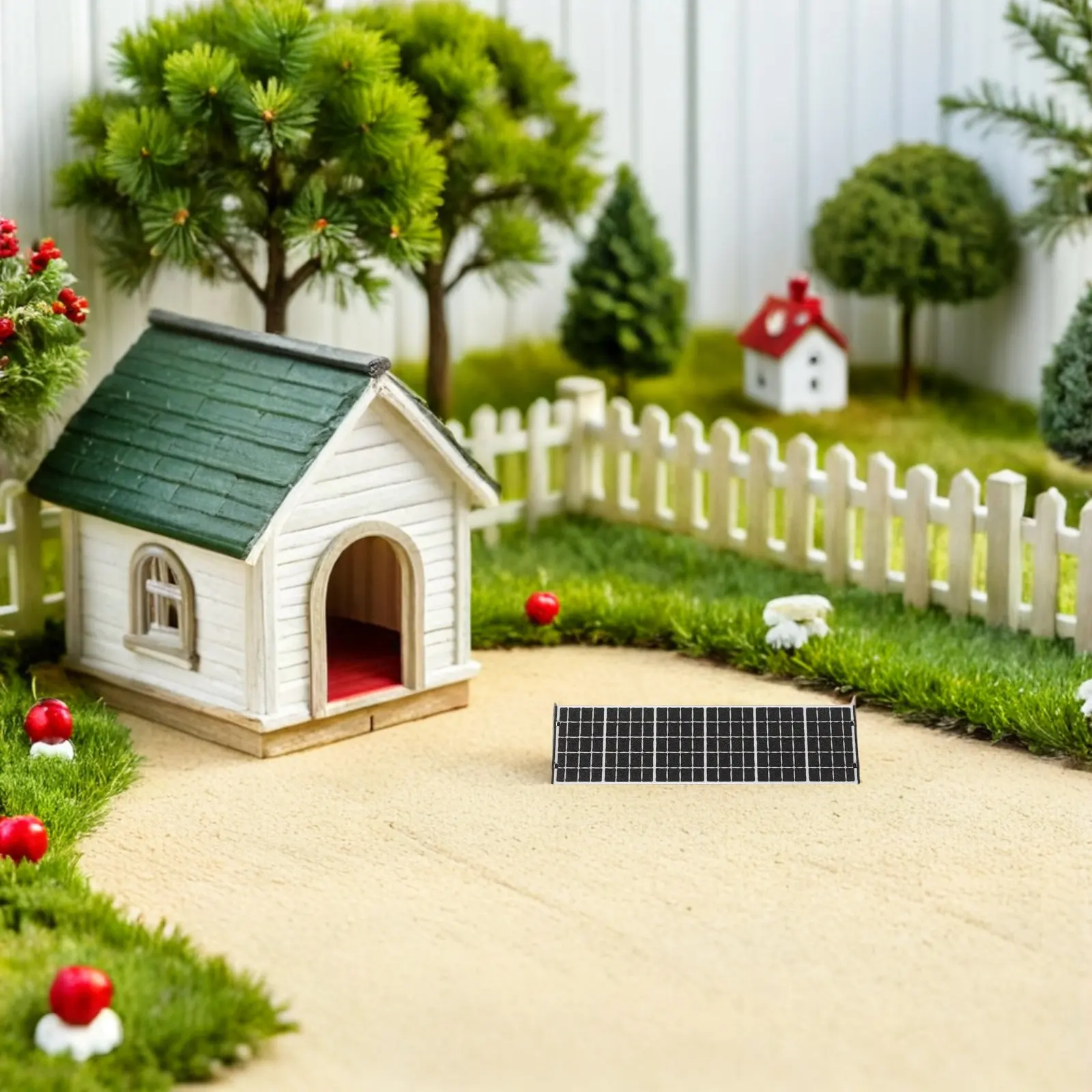 1:87 Miniature Solar Panels Realistic Sand Table Architectural Solar Energy Module Road Scene Diorama Renewable Energy