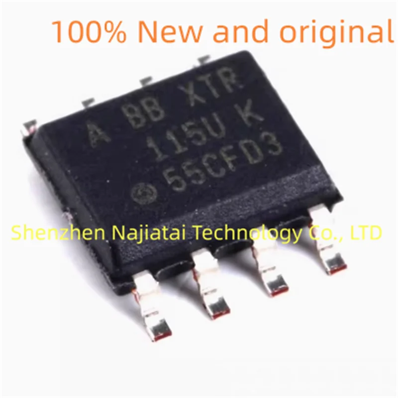 

10 шт./лот, 100% новый оригинальный XTR115UA/2K5 115U XTR115UA XTR115 155U K SOP8 микросхема