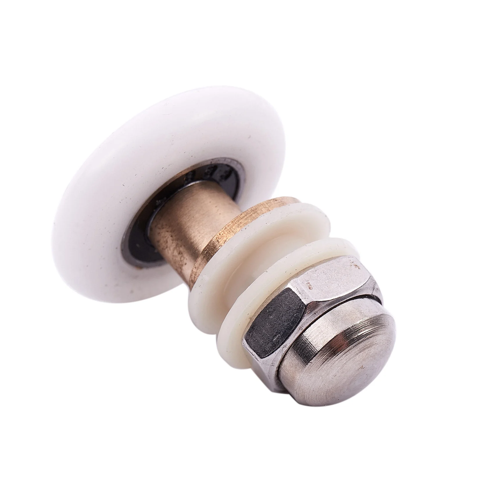 A94E-صابون من الفولاذ المقاوم للصدأ مع عجلة عداء بباب منزلق للاستحمام بقطر عجلة 27 مم