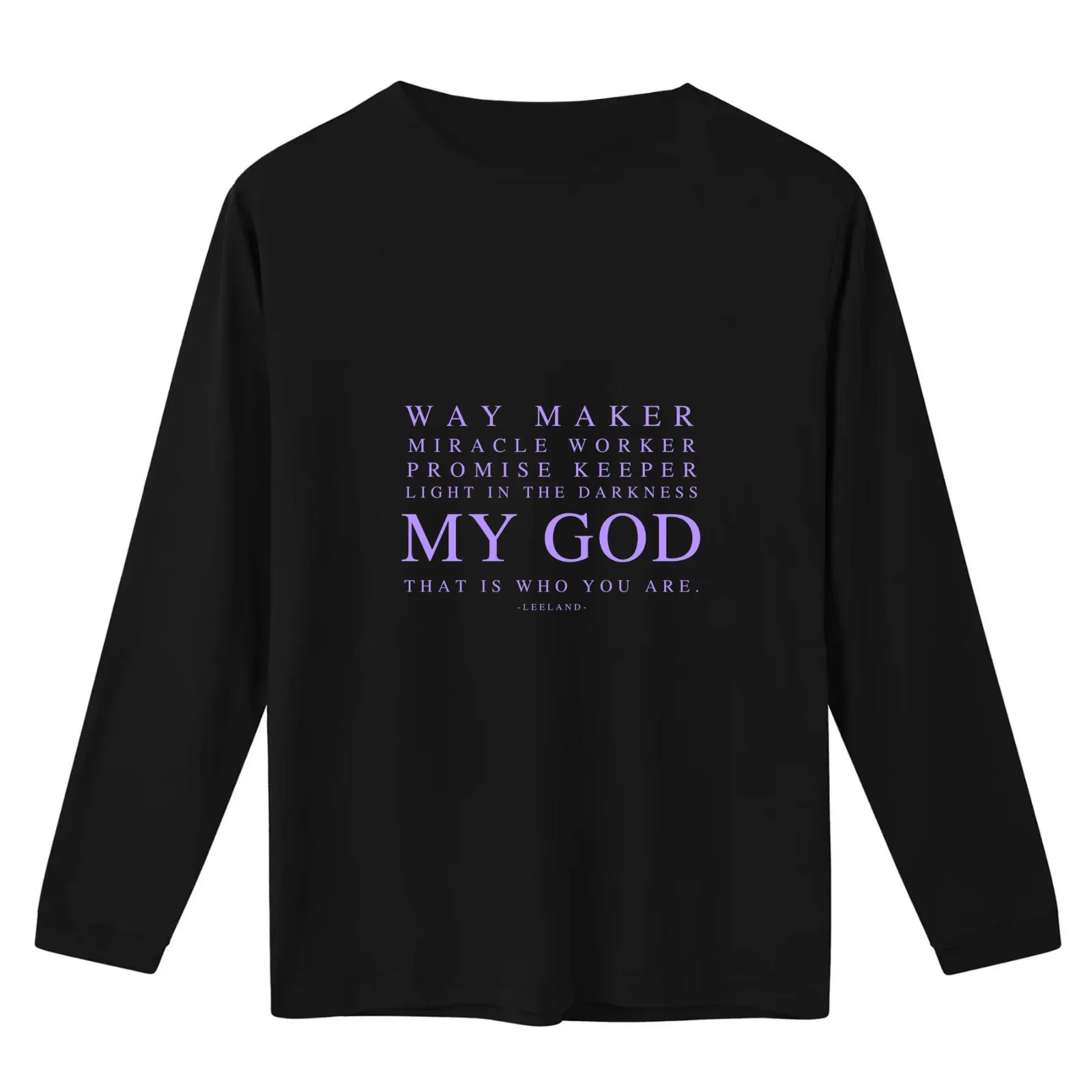 WAY MAKER T-Shirt Summer Casual Cotton Tee Oversized Streetwear Tops Vintage Graphic Print Loose Fit Short Sleeve