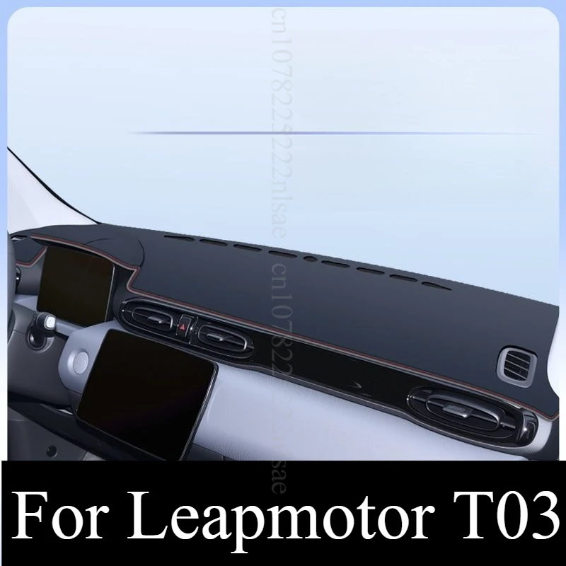 Dashboard Sun Shade Mat - Premium Non-Slip UV Protection Pad Reduce Glare Durable Material Fit Perfectly for Leapmotor T03 2025