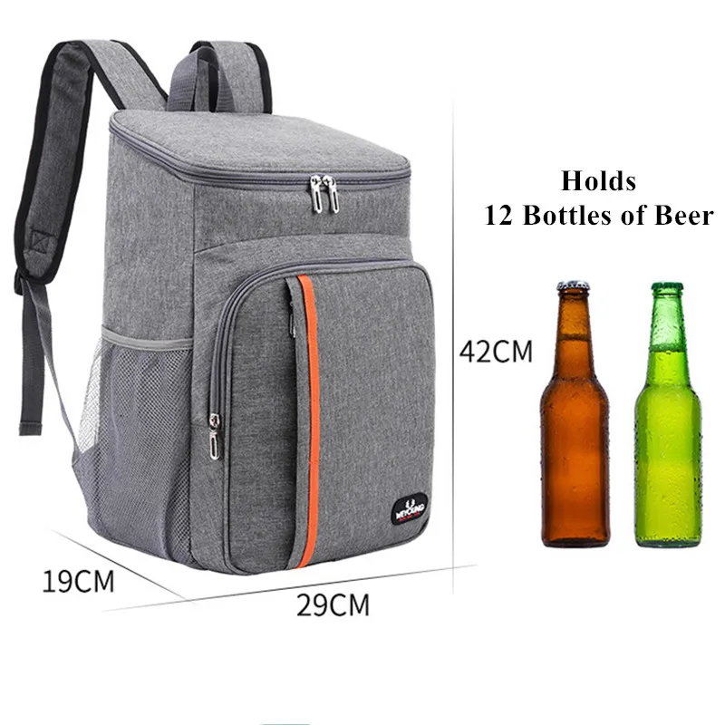 18L Extra Large Thermal Food Bag Cooler Bag Takeaway Refrigerator Box Fresh Keeping Food Delivery Backpack Insulated Cool Bag