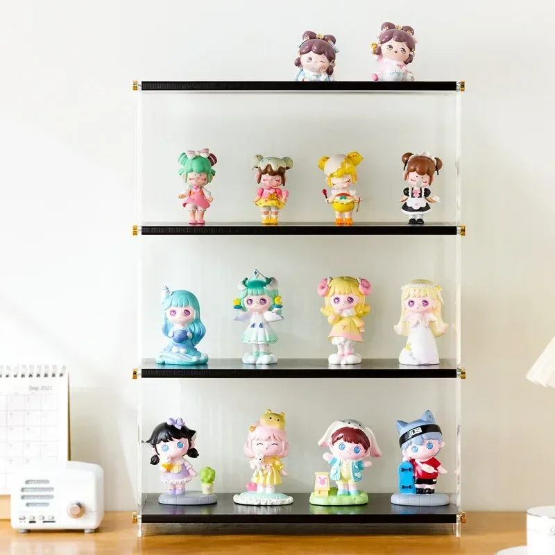 Blind box display stand Figure display case POP MART  doll building block storage desktop acrylic storage box