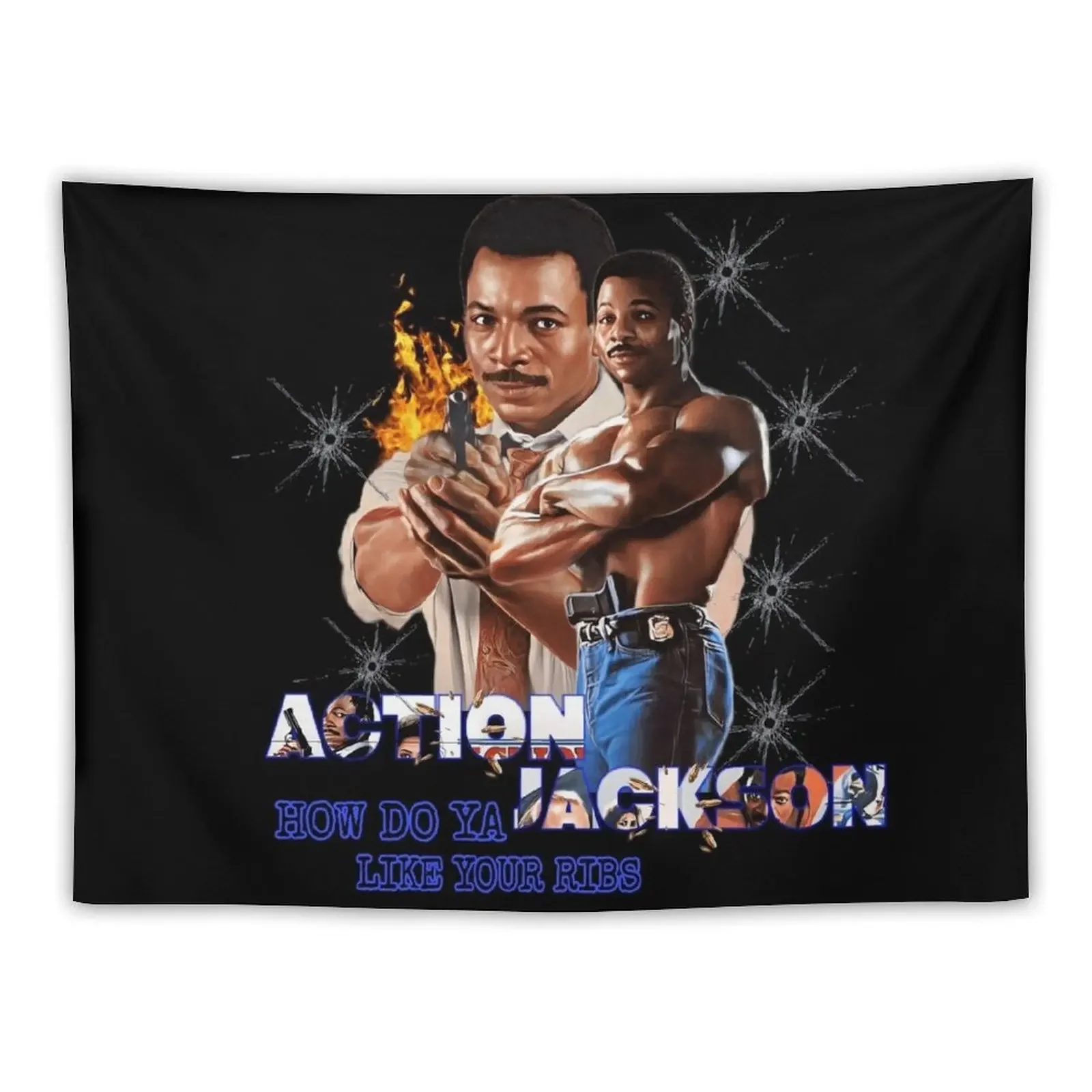 

Action Jackson Tapestry Cute Decor Room Decorator Wall Deco Decoration For Home Tapestry