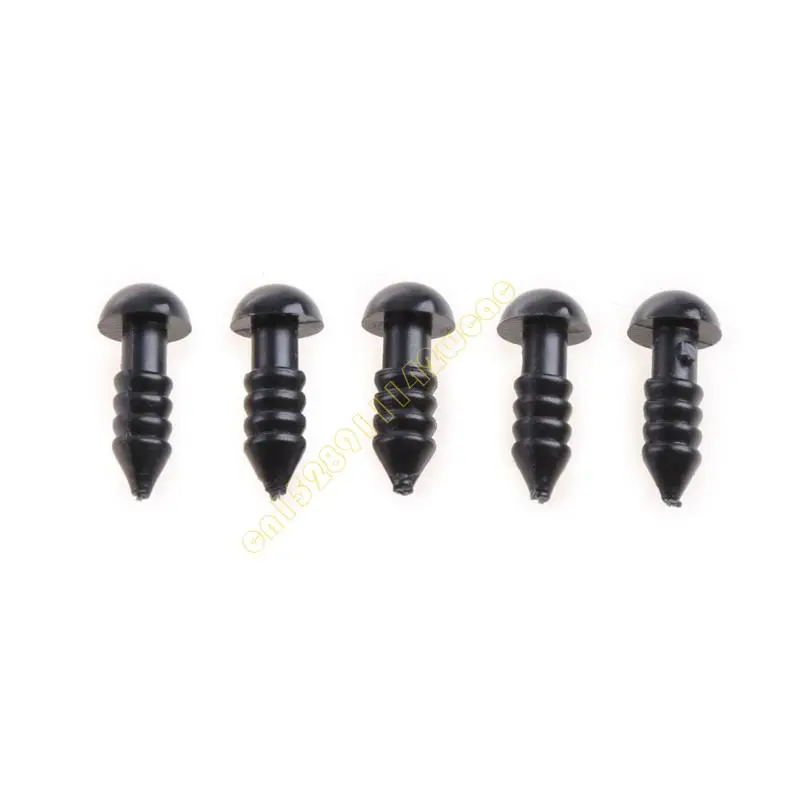 

20pcs 6mm Black Plastic Safety Eyes For Teddy-Bear/Doll/Toy Animal/Felting DXAD