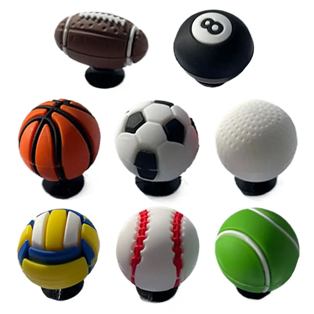 

3D Ball Series Funny Clogs Jeans Interesting Shoe Accessories Lovely Designer Charms Cute Footwear Decoration DIY Christmas Gift