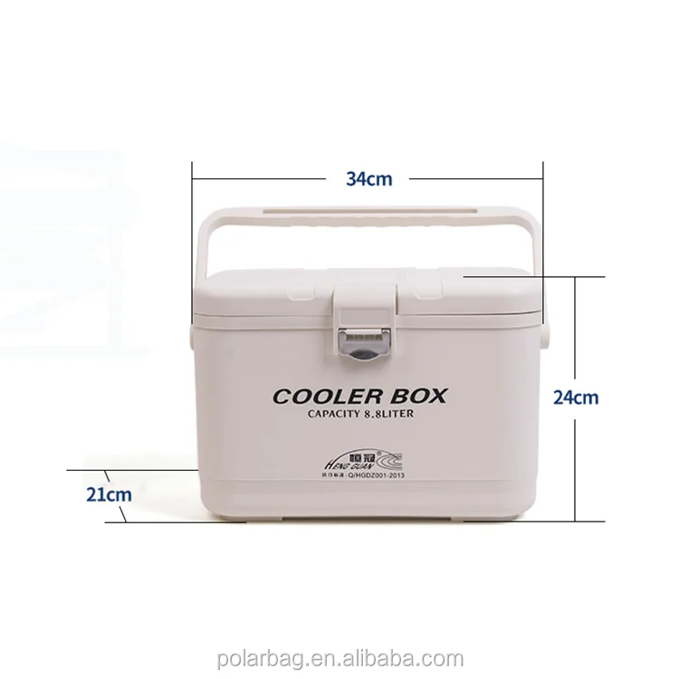 

Hot Sale Eco Friendly Outdoor Veterinary Medicine Vaccine Carrier Box Portable Hard Ice Picnic Cool Cooler Box Customized logo