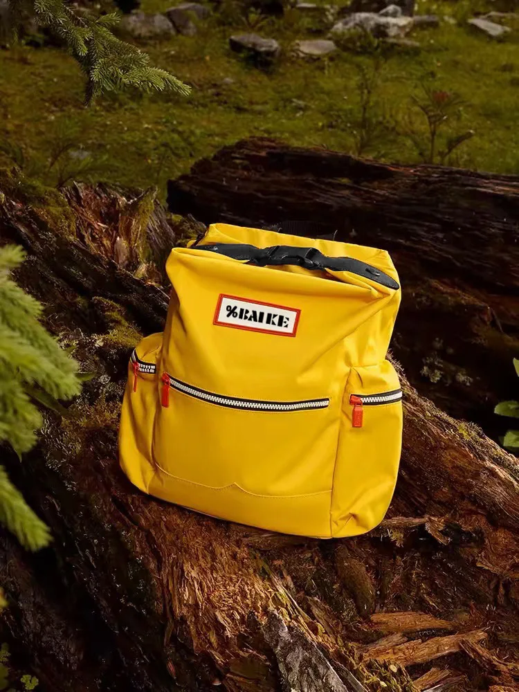[Celebrity Style] Hunter Couple Style Water-Repellent Backpack Hiking Mountaineering Bag Women's Backpack Large and Small Sizes