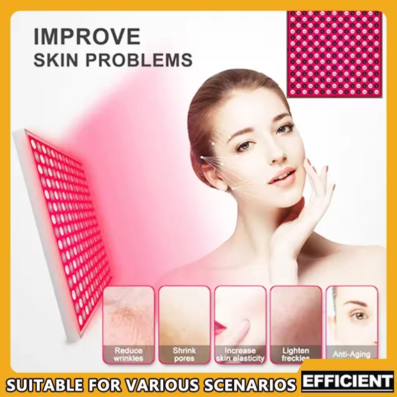 

45 Вт красный светодиод комбинированная панель для фототерапии 660 нм/850 нм косметическая лампа домашний уход за кожей нагрев физиотерапевтический инструмент