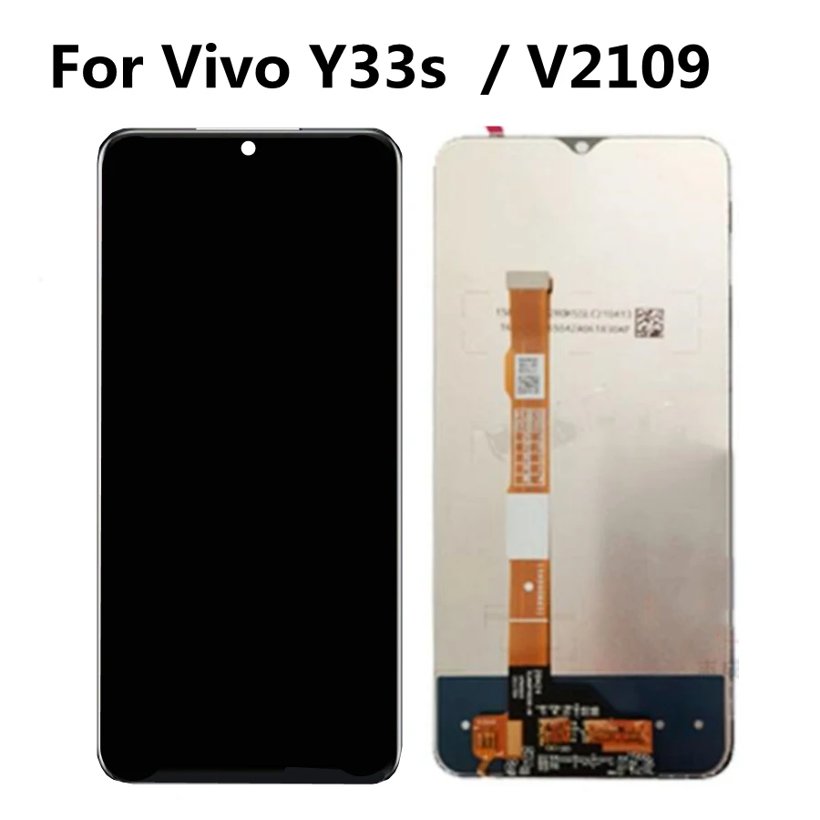 6.58 For Vivo Y33s V2109 LCD Display Touch Screen Digitizer Assembly Replacement Parts For Vivo Y33s display