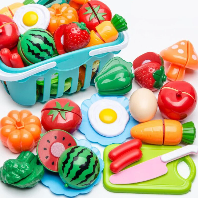 Children's Kitchen Toy Set Simulated Kitchen Cutting Music Simulated Fruit Cutting Cooking Toy Cooking Accessories Cooking Set