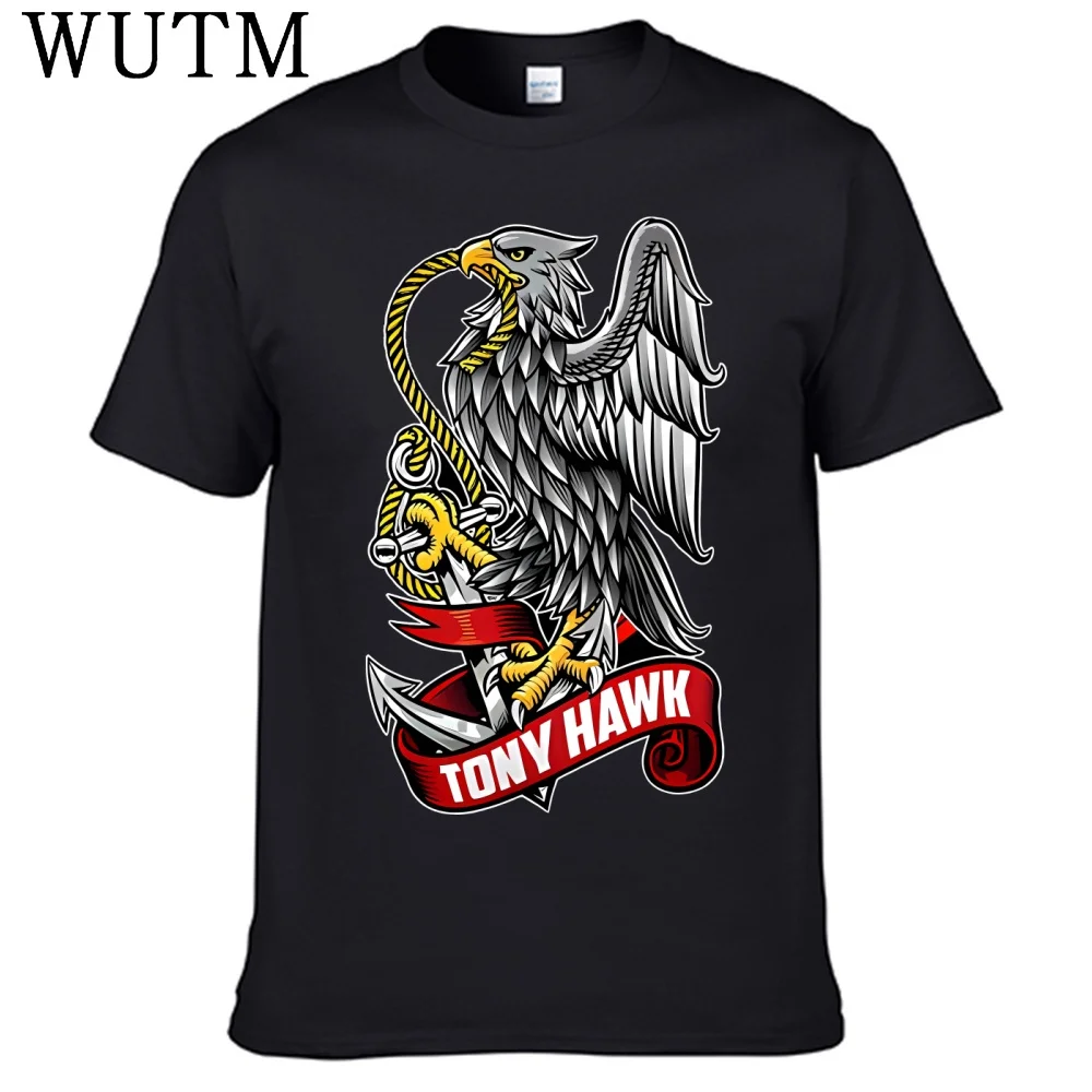 Nueva camiseta de Tony Hawk, camiseta 100% de algodón para hombre