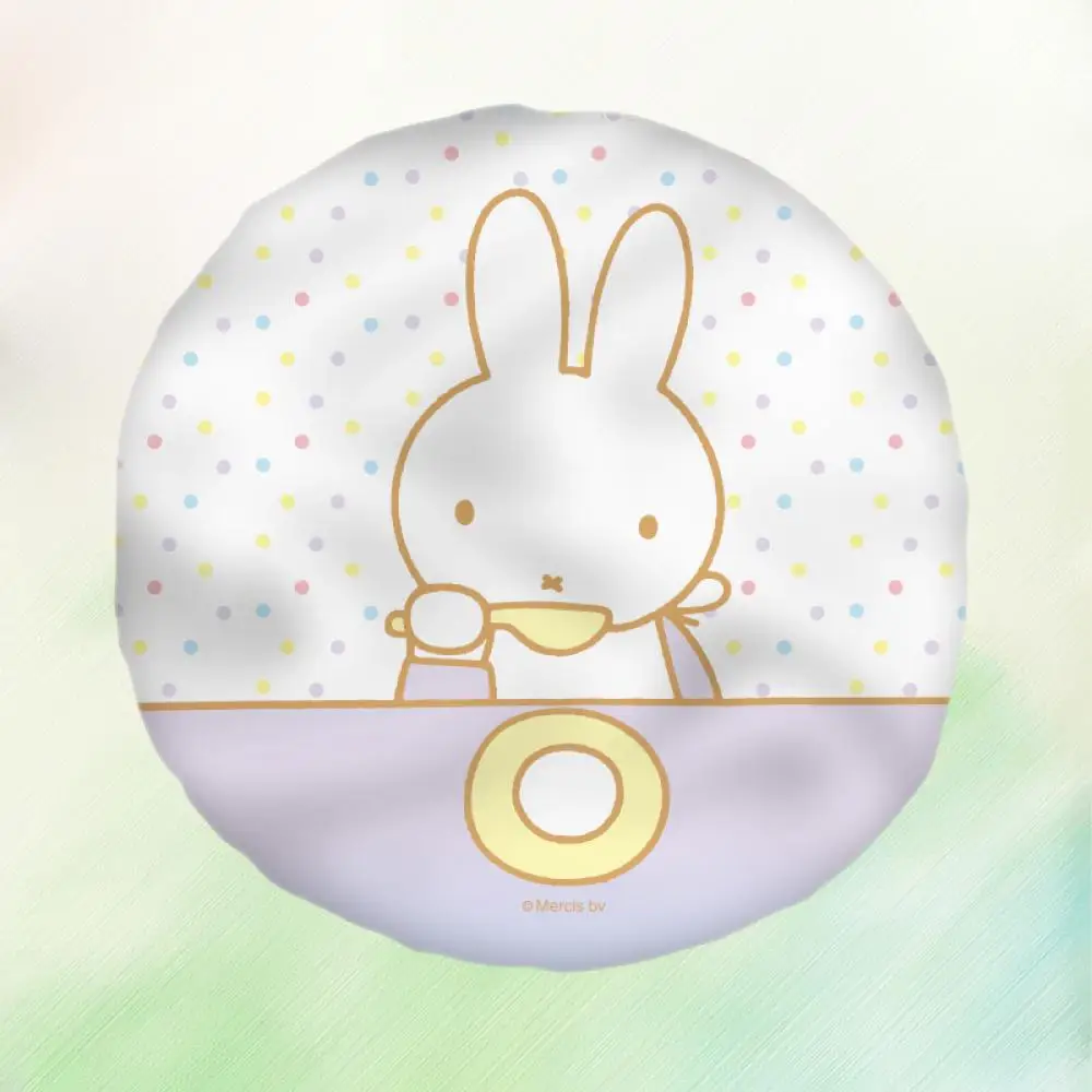

Шапочка для ванны Miffy Rabbit, милая однослойная шапочка с рисунком аниме, простая, эластичная, водонепроницаемая, кухонная, с защитой от масла, шапочка для душа, домашний подарок