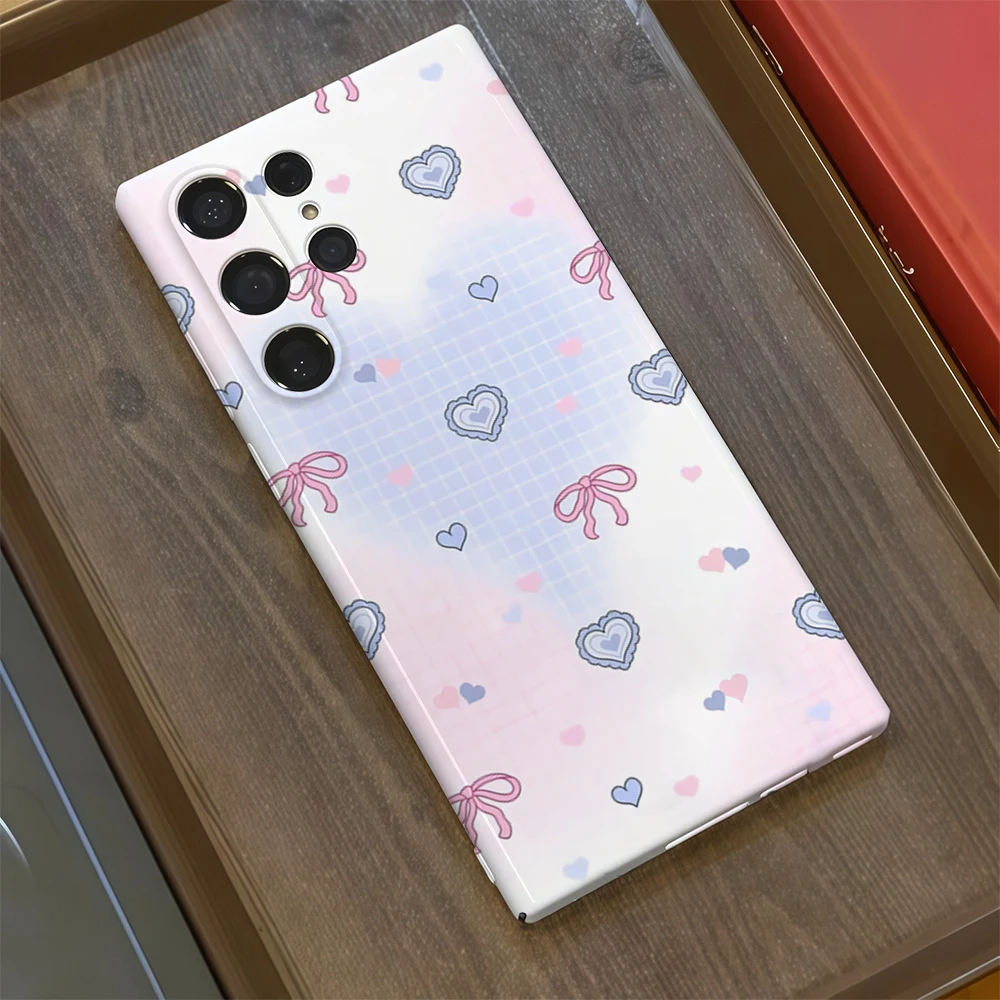 Pink Blue Heart Bows Samsung G - đánh giá và giá Samsung Galaxy S24