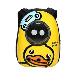 Cute Cartoon Dog Cat Carrier Bags for Small Dogs Cats Outdoor Puppy Cat Backpack Travel Pet Handbag Space Capsule gato transport