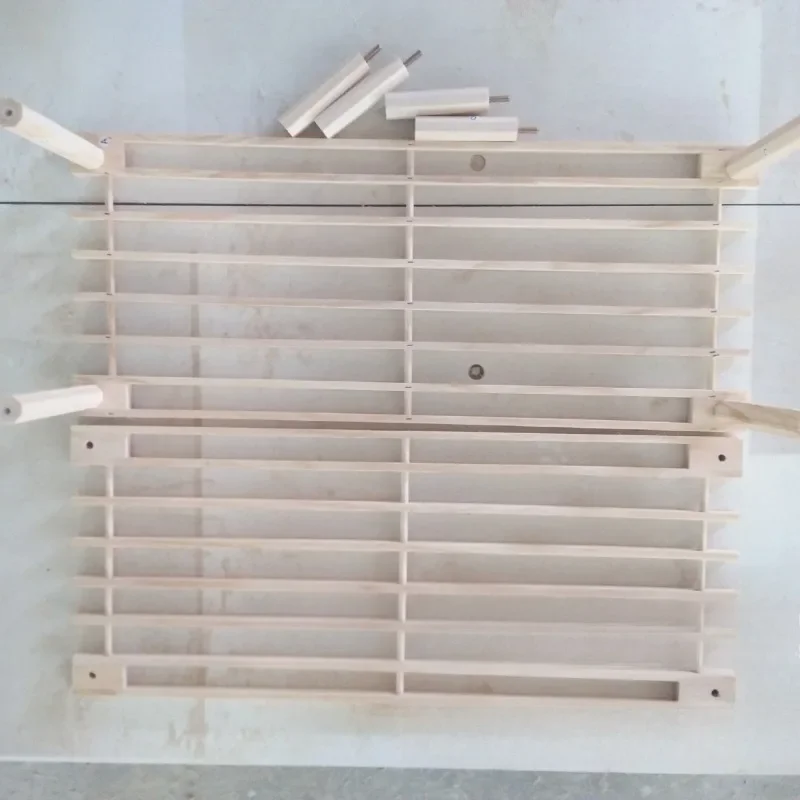 متعدد الطبقات بسيط 4-layer خشبي متعدد الطبقات تخزين التشطيب الإطار زهرة الوقوف خشب الصنوبر الصلب لا ندوب زهرة الوقوف