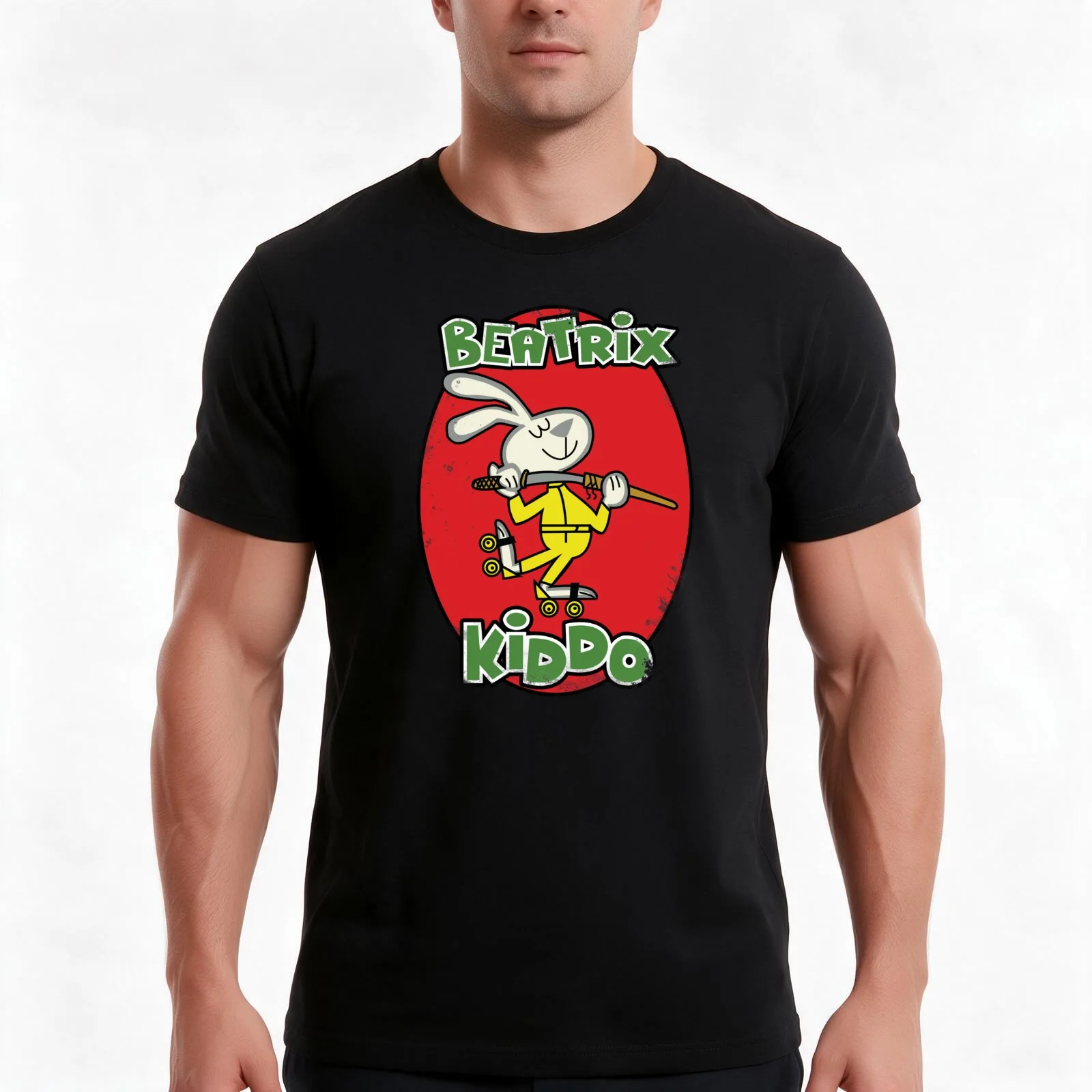 BeaTRIX Kiddo- A Mash Up of Cereal and Revenge T-Shirt, Summer Casual Cotton Tee, Oversized Streetwear Tops, Unisex Men Women