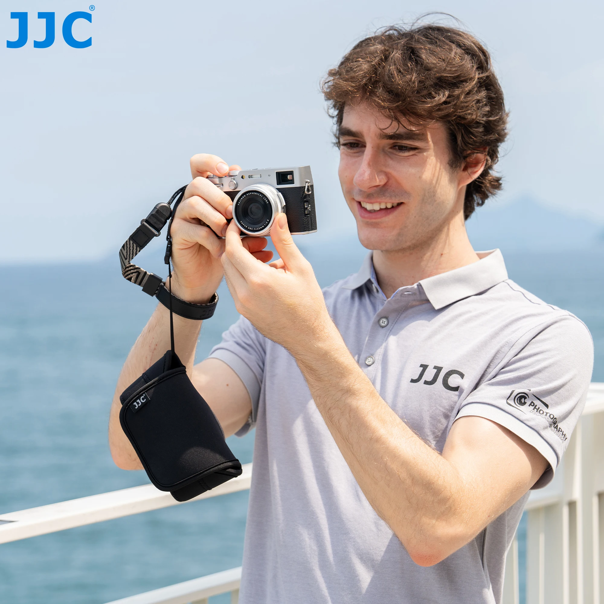 JJC حافظة كاميرا الحقيبة ل Fujifilm X100VI حقيبة X100V X100F X100S X100T لينة سوداء المحمولة حمل لسلسلة Fujifilm X100