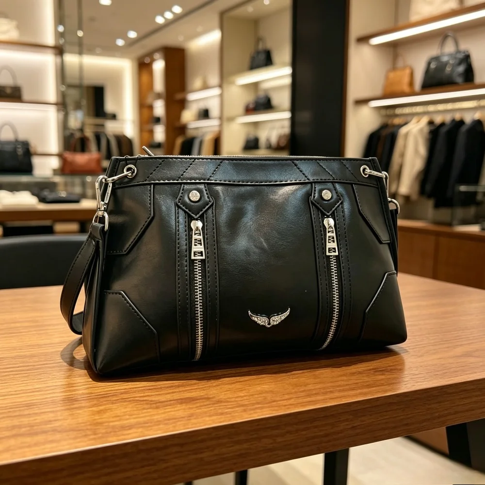 2026 Zipper Wing Crossbody Bag Evening Clutch Purse Shoulder Bag Fashion Accessories for Women Ladies
