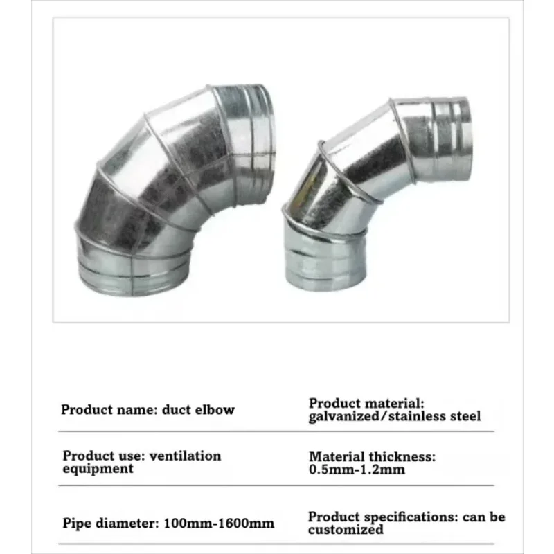 Thickened Stainless Steel Exhaust Pipe For Wood Stove Chimney Fireplace Smoke Duct 45 90 Degree Elbow