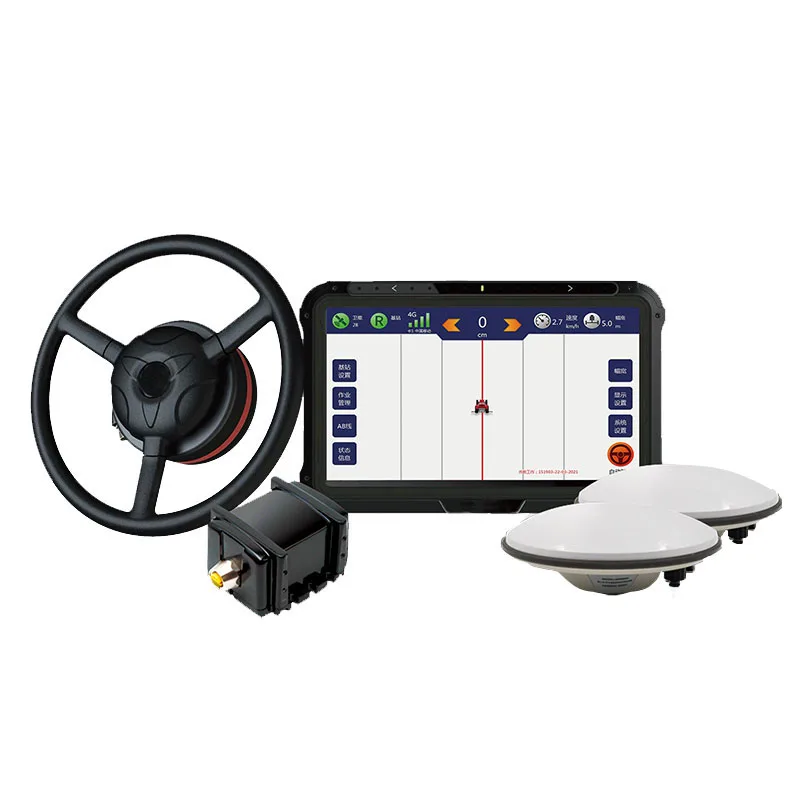 LK600 Tractor GNSS Auto Pilot System steering wheel  2.5cm Accurate GPS Auto Steering System