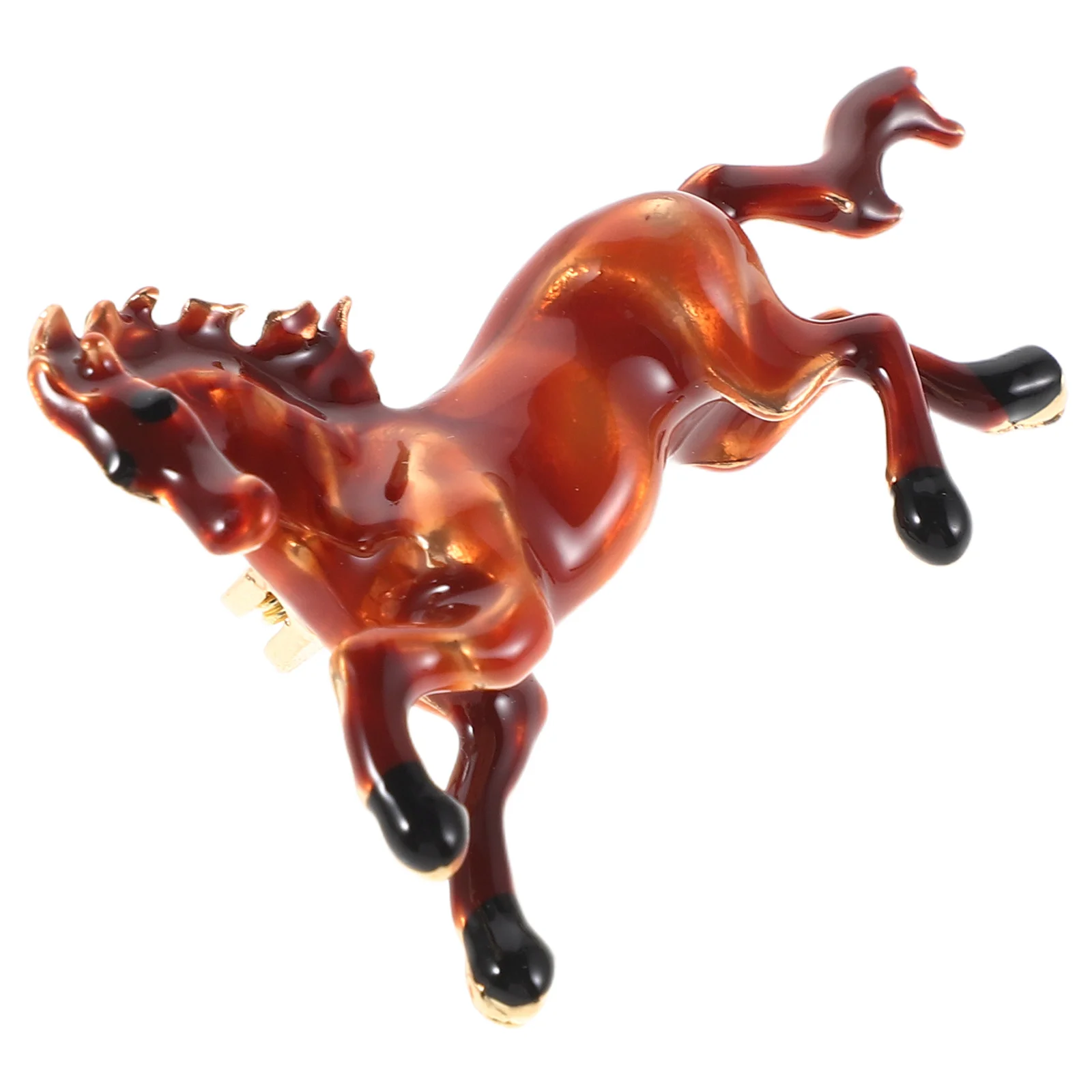 

Zodiac Horse Brooch Decorative Pins for Clothing Girls Women Chinese Vintage Cartoon Cute