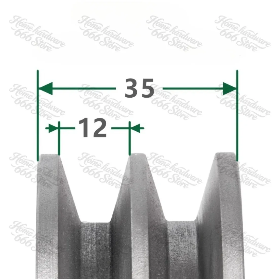 1pcs OD:80mm Groove width:16mm 2A Type Cast Iron Belt Pulley double Groove Motor Pulley Complete Motor V-belt Pulley