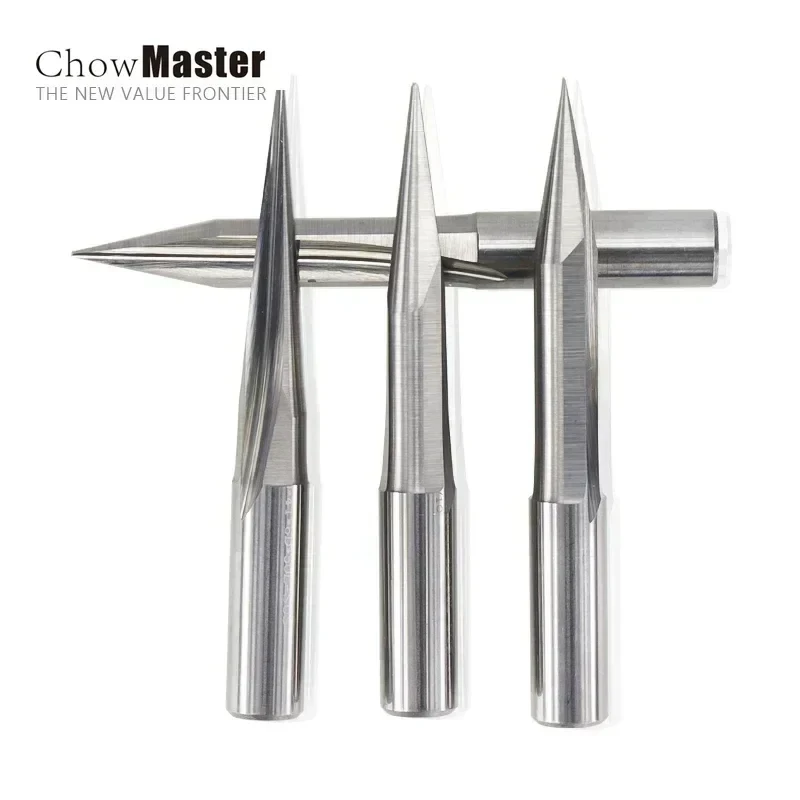 

2 Flute Milling Cutter CNC Carving Bit 6mm Shank 15/20/25/30 Degrees V Shape End Mill CNC Router Bit for Wood Engraving Bit