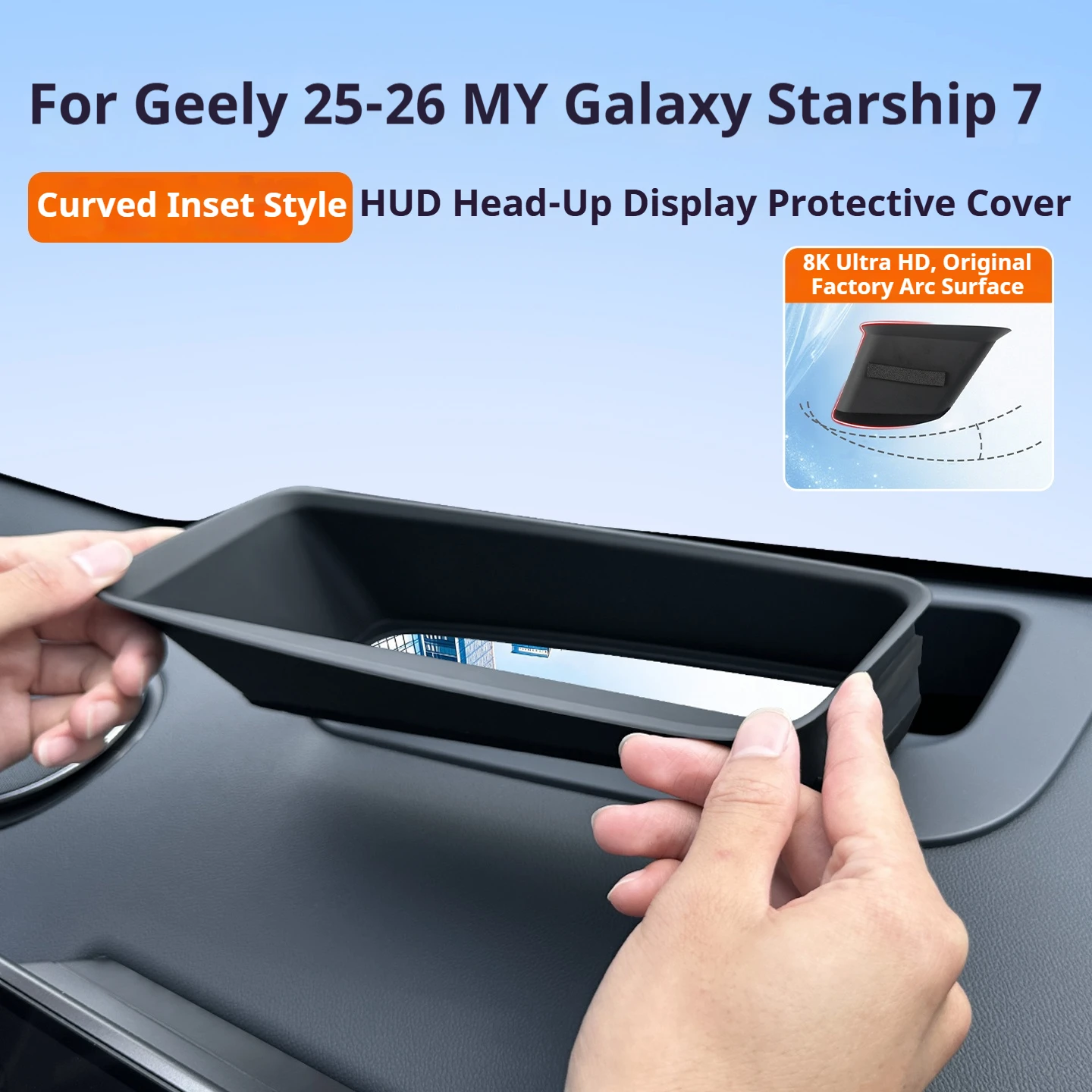 eely Galaxy Starship7 EM-i P145 24-26 HUD Cover, Built-in Film, Anti-reflection Anti-scratch HUD Screen Parts