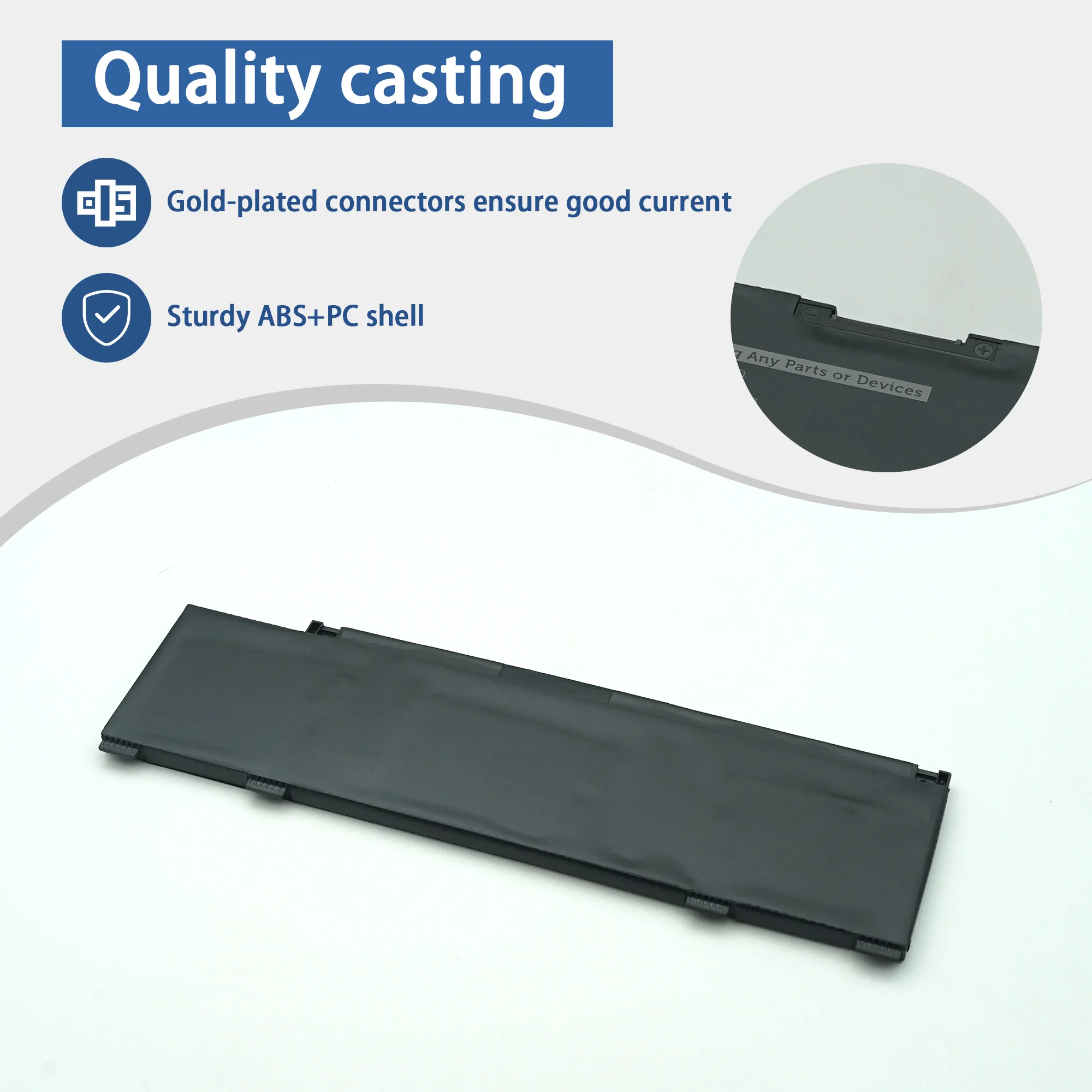 11.4V 51WH Laptop Battery for DELL G3 15 3590 3500 G5 15 5500 5505 P89F Series Inspiron 14 5490 M4GWP 0PN1VN PN1VN 266J9