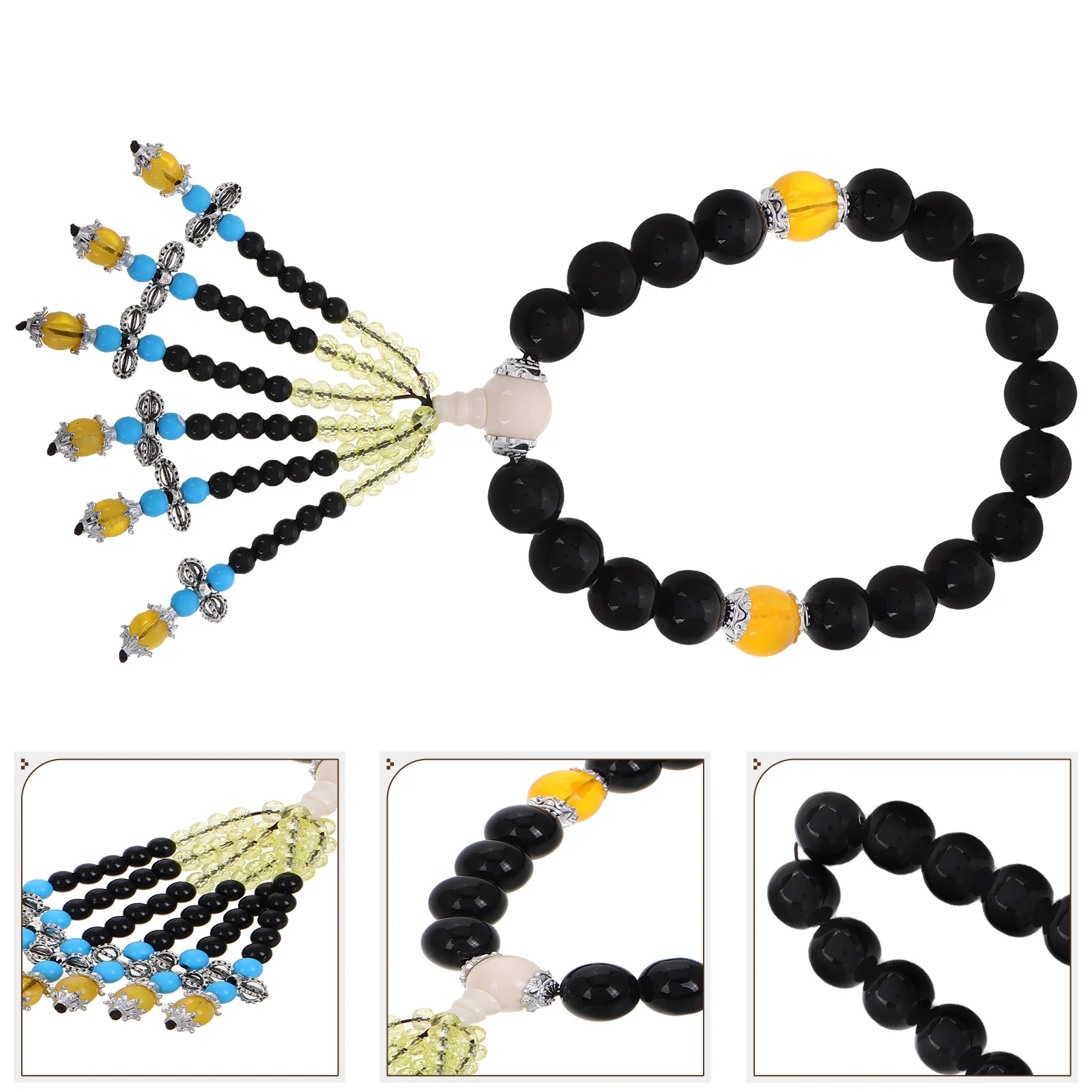 

Crystal Car Pendant 1.6 Cm Black For Rear View Mirror Cute Hanging Charm Car Interior Accessories Good Luck Beads Stone