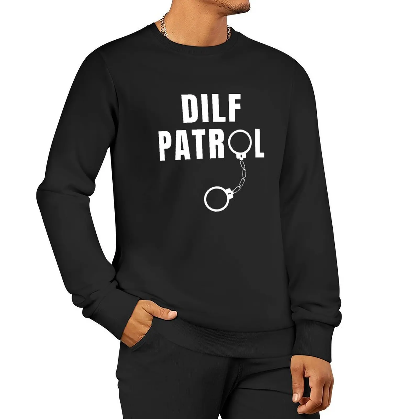 Dilf patrol Pullover japanese style tracksuit men men's coat men's sweat-shirt winter man sweatshirt