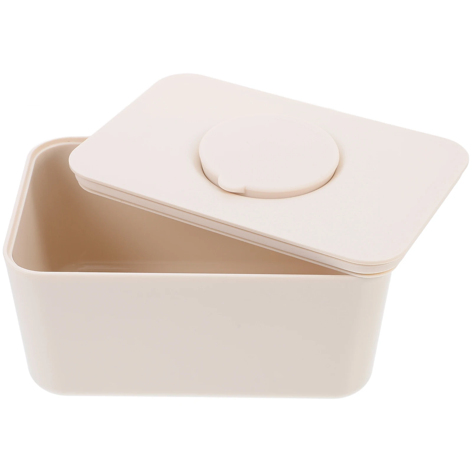 

Stylish Wet Tissue Box Large Capacity Multifunctional Storage with Cover for Home Office Car Rectangular Tissue Dispenser