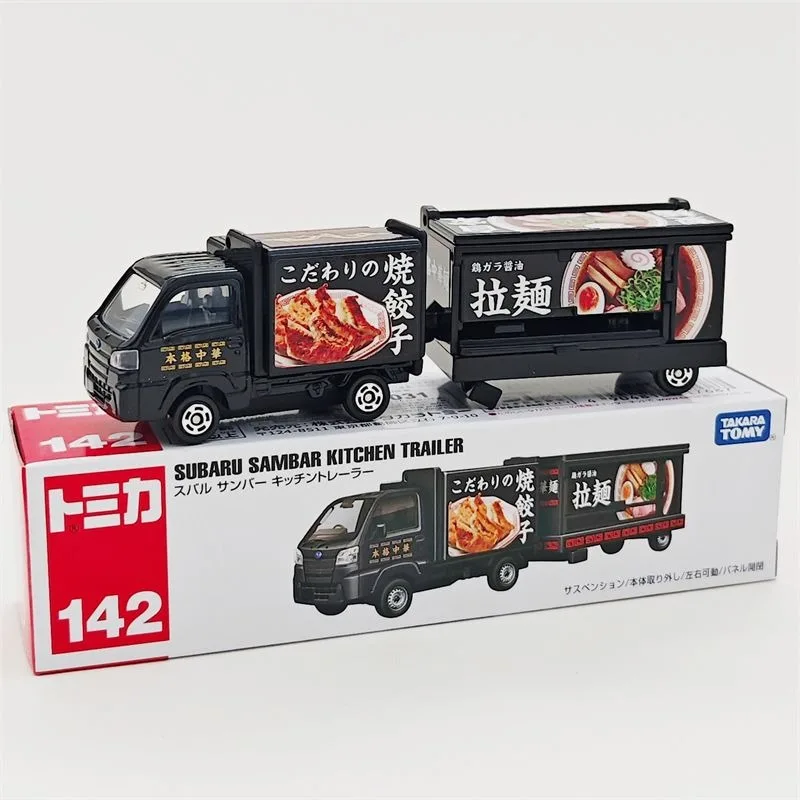 

TAKARA TOMY TOMICA No 142 Lengthened Subaru Japanese Cuisine Food Truck Diecast Simulation Alloy Car Model Toy for Boys