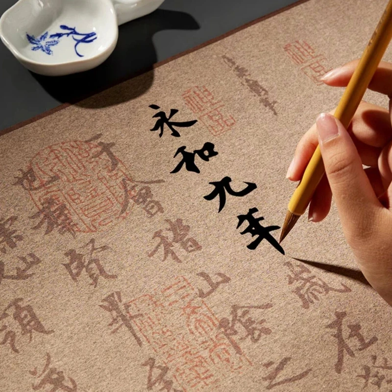 Chinese Calligraphy Water Writing Cloth Reusable Painting and Writing Practice Portable Compact Design Easy Storage Art Supplies