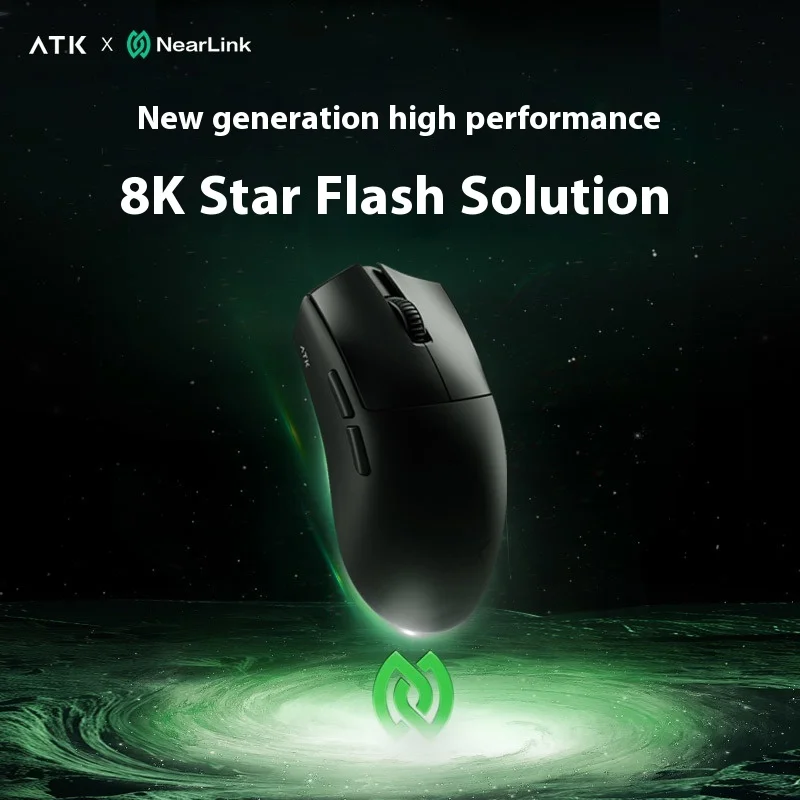 ATK Liekong X1 Master Star Flash Edition dual-mode wireless mouse for ergonomic gaming, Fearless Contract