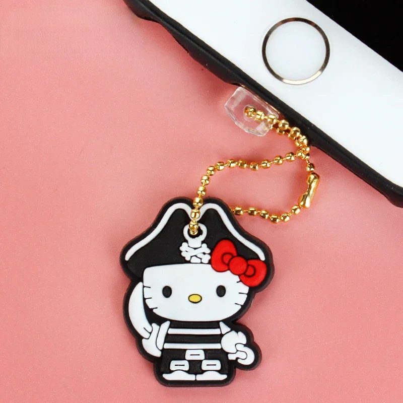 Sanrio Hello Kitty Phone Dust Plug Charm Anime Women Phone Accessories Anti Dust Cap Pendant Charge Port Plug for IPhone Pendant