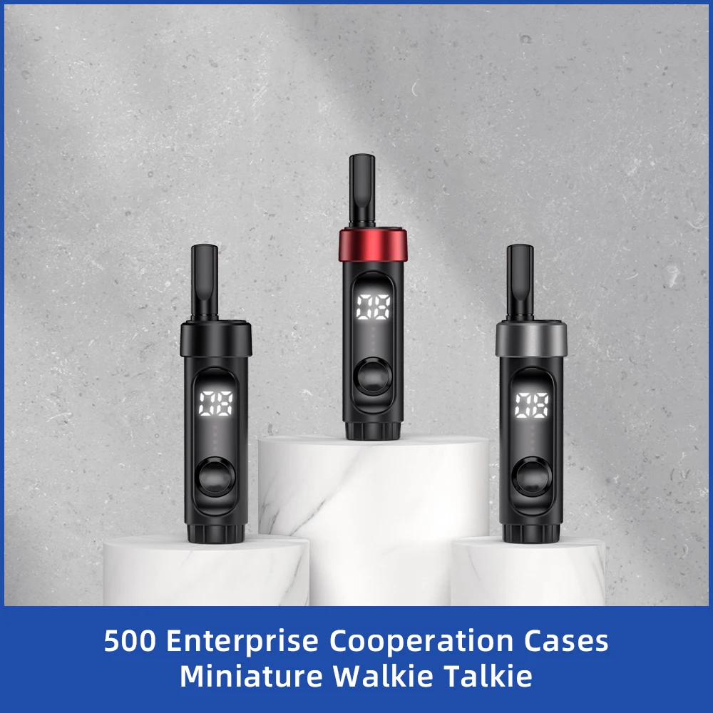 CBCBTWO 2 قطعة جهاز اتصال لاسلكي صغير محمول اتجاهين راديو مع سماعات PTT لاسلكي تخاطب راديو محمول للصيد مقهى #3