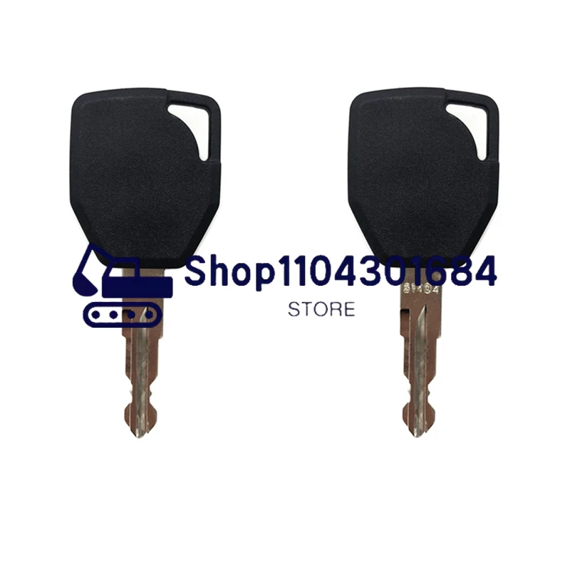 2 Pcs Ignition Key 81404 For Terex Backhoe 760 820 860 880 970 980