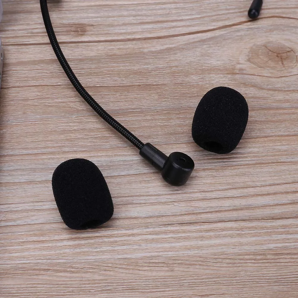 

10pcs Replacement Microphone Cover Mic Cover Windscreen Windshied Headset Foam
