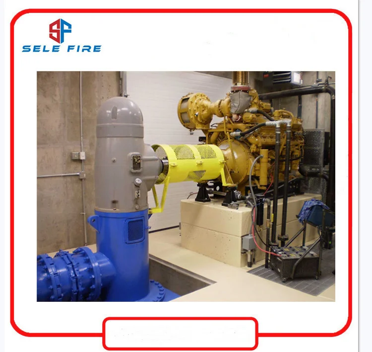 مضخة مياه توربينية عمودية تعمل بمحرك 750 جرام في الدقيقة لمكافحة الحرائق في الدقيقة مدرجة في قائمة UL